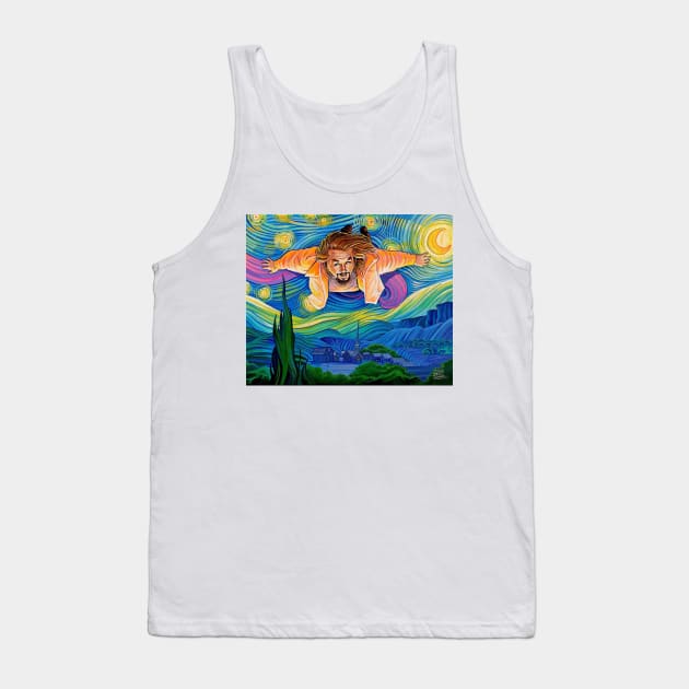 Lebowski VanGogh Tank Top by Dave MacDowell Designs